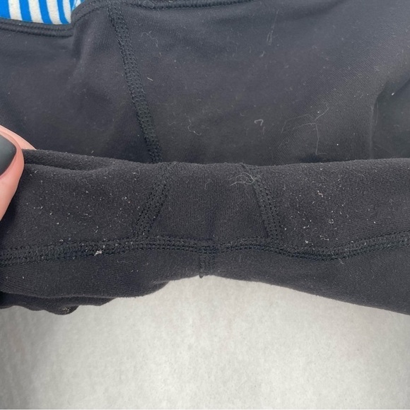 LULULEMON Women’s Astro Wunder Under Crop Black/blue size: 6 - Picture 8 of 11